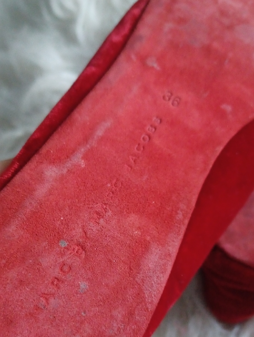 Marc By Marc Jacobs Velour Cat Face Flats - Picture 11 of 16